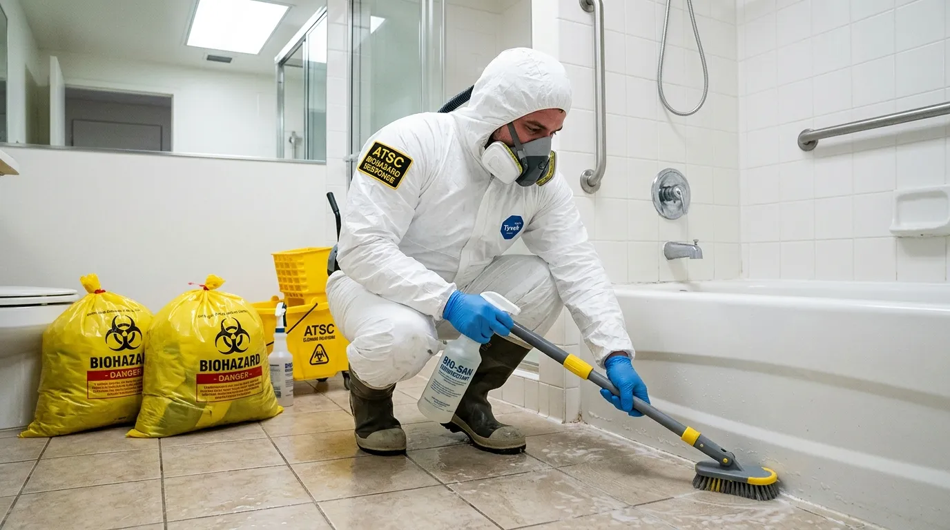 Decontamination equipment deployed for Blood Cleanup in Canfield